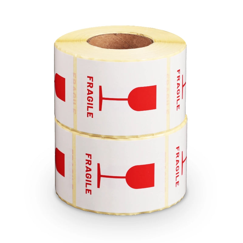 Étiquettes d'expédition imprimées Fragile Frenal（易碎印刷）