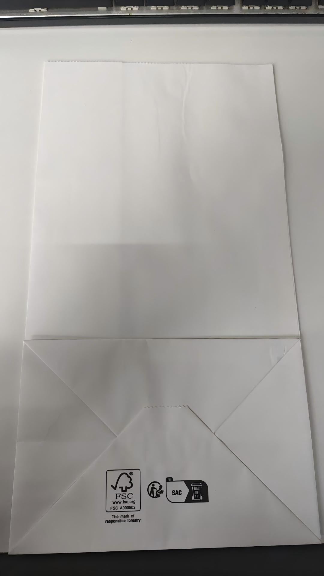 Sac kraft brun sans poignée