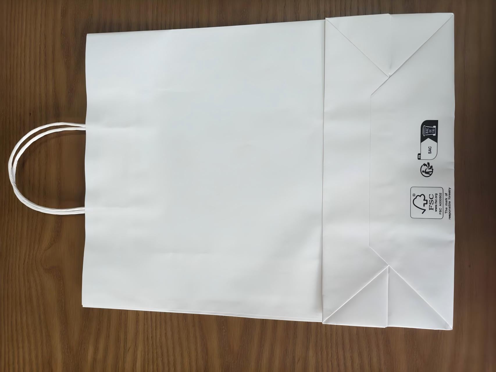 Sac kraft  à poignées torsadées Frenal